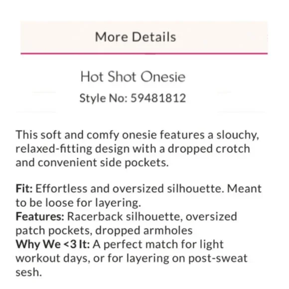 Free People Hot Shot Onesie Jumpsuit 🌷 Pink Tulip Hibiscus - Factory Sealed - Picture 6 of 9